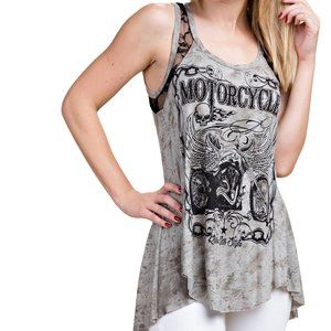 Women's Tank w/ MC Lace & Bling